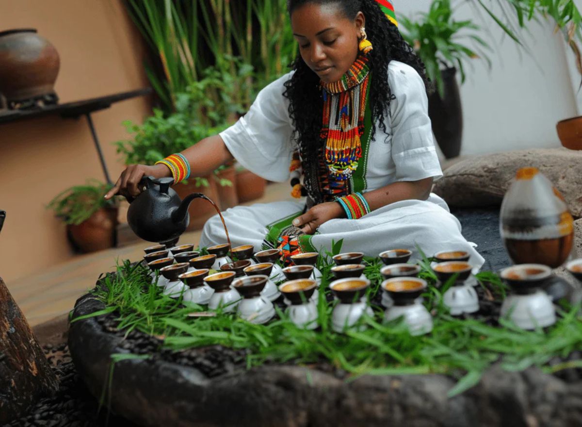 Ceremonial cafea Etiopia